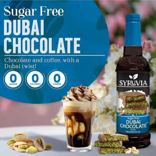 Sugar-Free Dubai Chocolate Syrup™